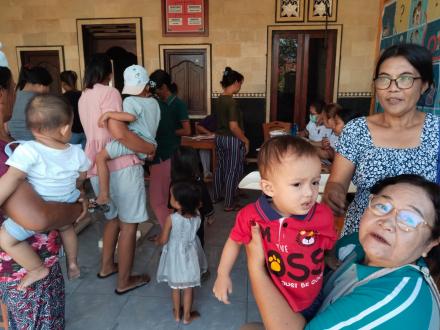 Kegiatan Posyandu Rare Mekar , Banjar Dinas Laba Nangga,Desa Pangkungparuk tanggal 13 Juni 2025
